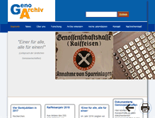 Tablet Screenshot of genoarchiv.de